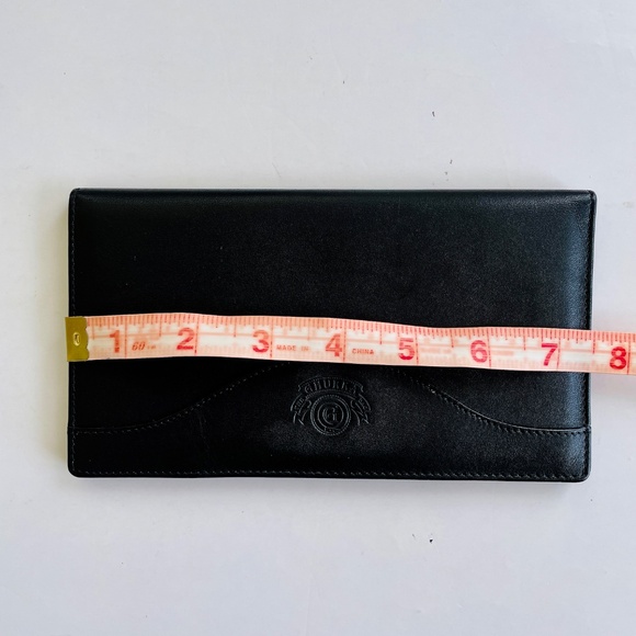 Ghurka Black Leather Breast Pocket Long Bifold Wallet - Picture 5 of 11